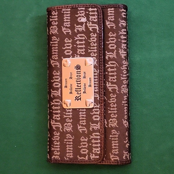 Brown "Reflections" Wallet - Picture 3 of 6
